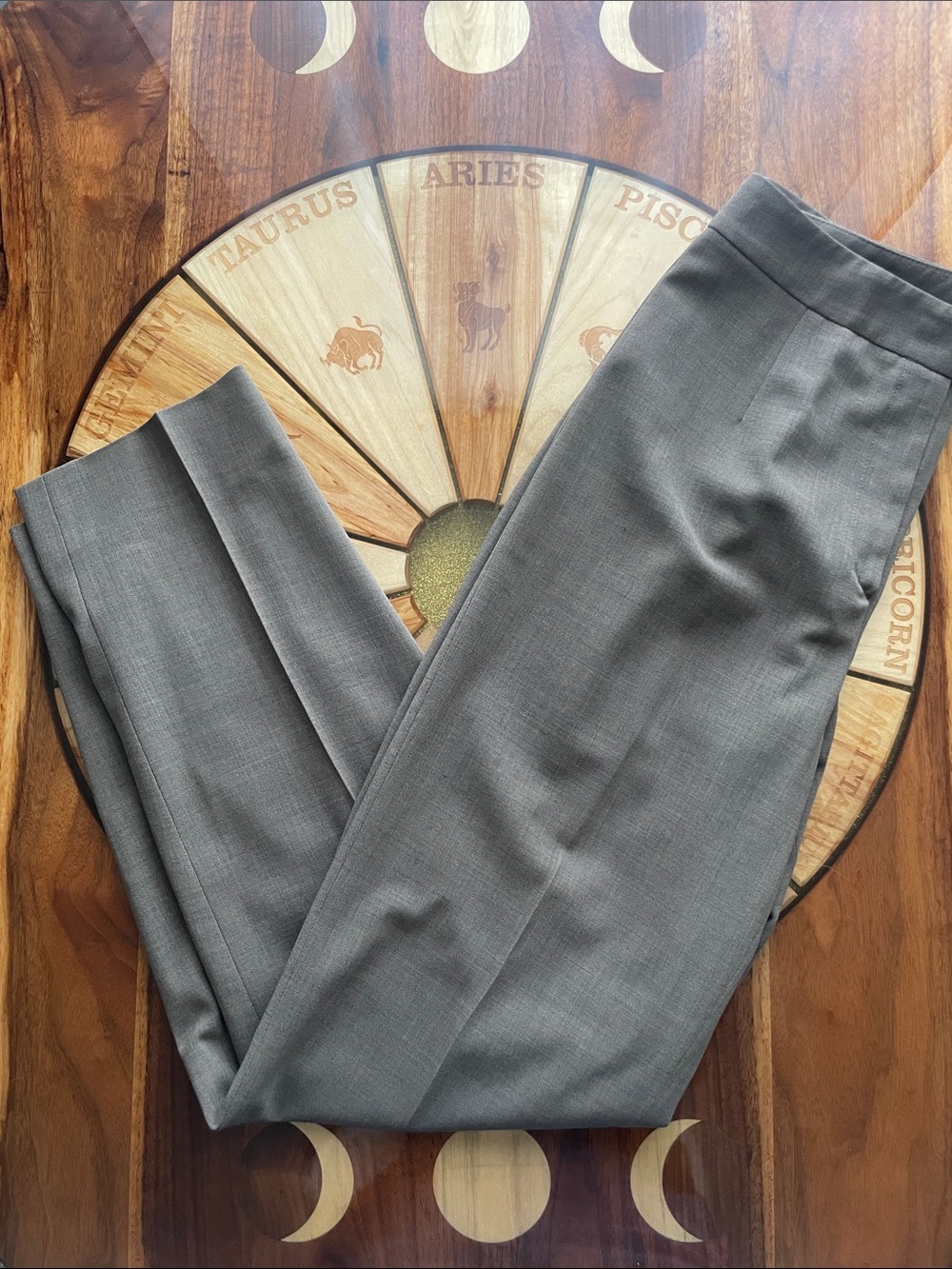 VTG Donna Karan Old Money Quiet Luxury Straight Leg High Waist 96% Wool Trouser